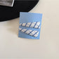 Beau - Classy Blue Plaid Hair Clip