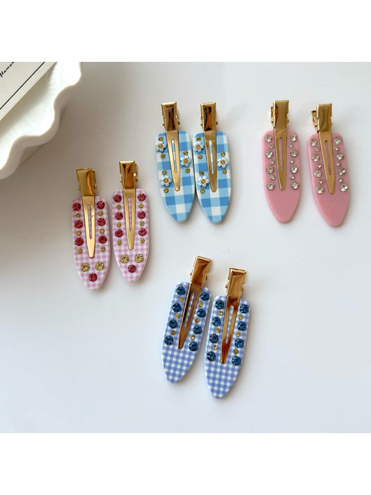 Beau - Chic Flat Oval Hair Clip