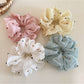 Gifty - Decorative Polka Dot Loose Bun Scrunchie