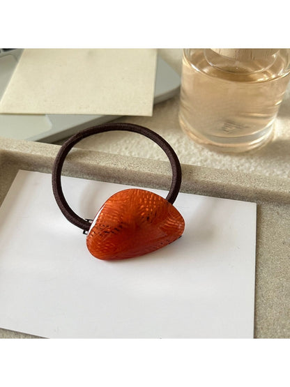 Gifty - Textured Acetate Oval Hair Tie