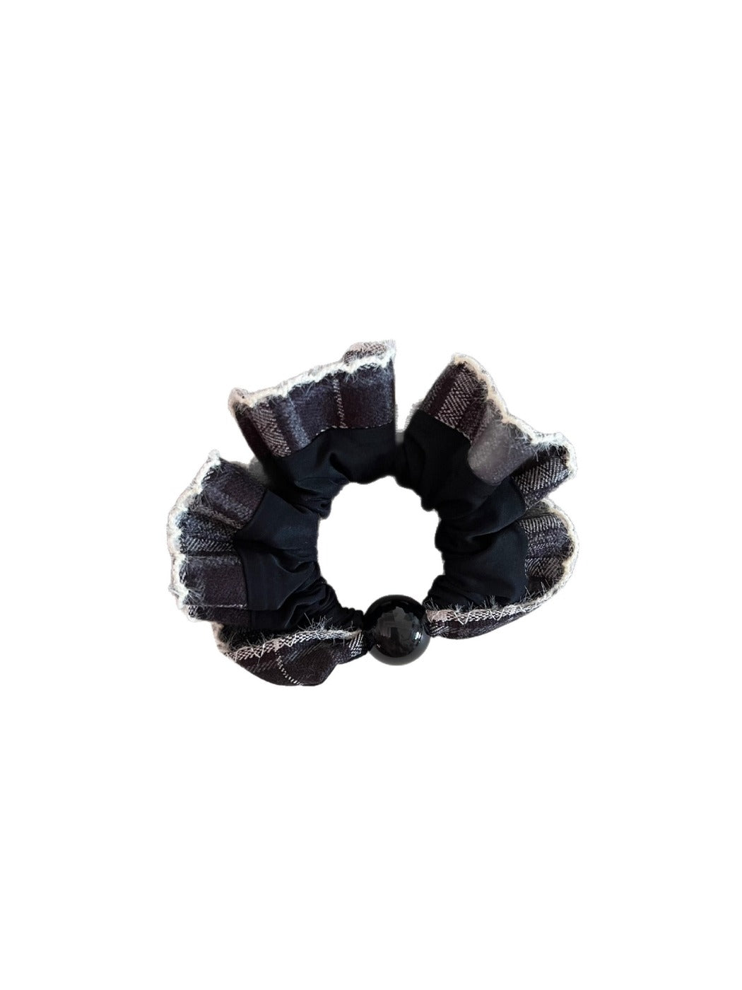 Gifty - Elegant Plaid Patchwork Scrunchie