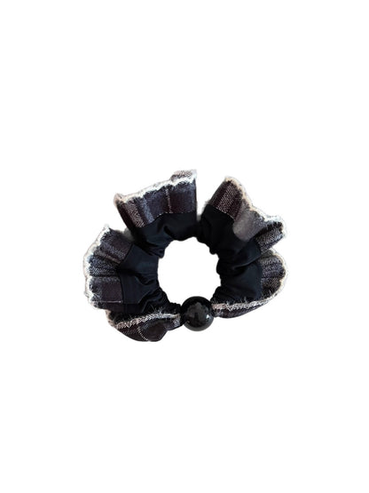 Gifty - Elegant Plaid Patchwork Scrunchie