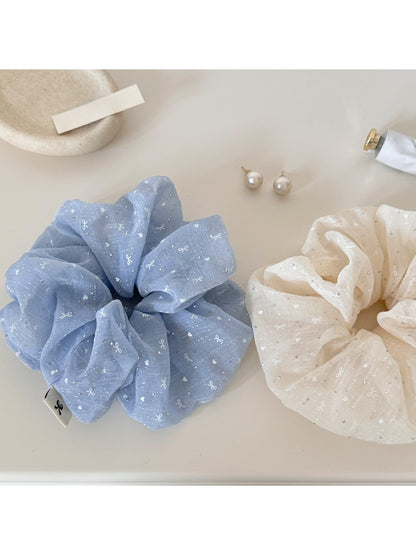 Gifty - Sweet Style Bow Accent Hair Tie Scrunchie