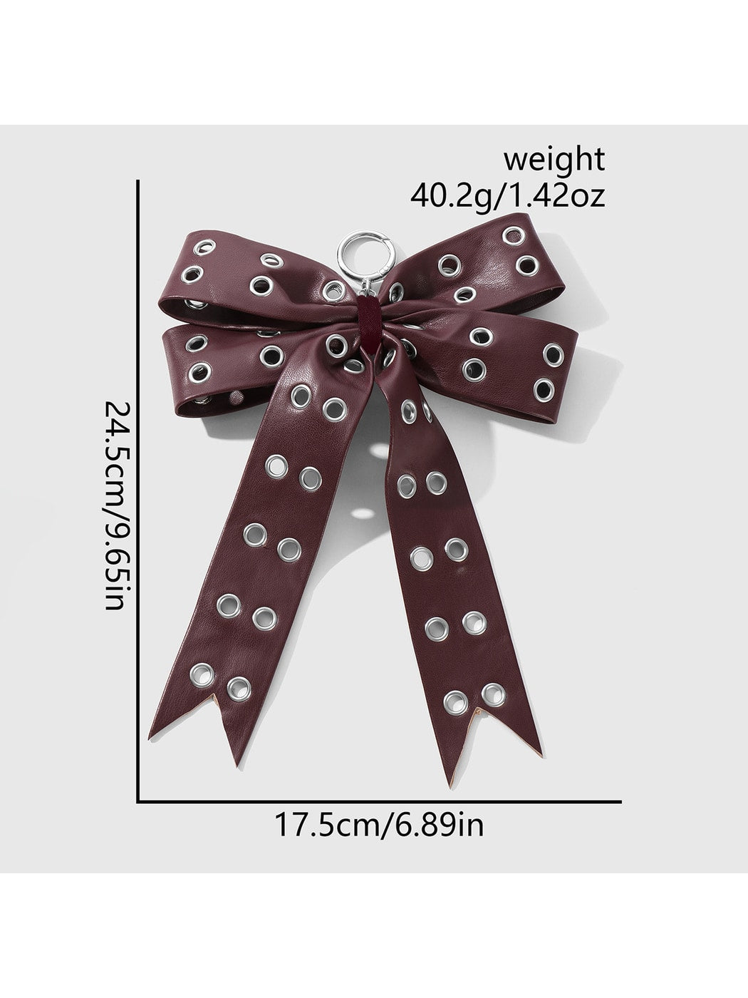 Keypus - Y2K Butterfly Bow PU Keychain Bag Charm