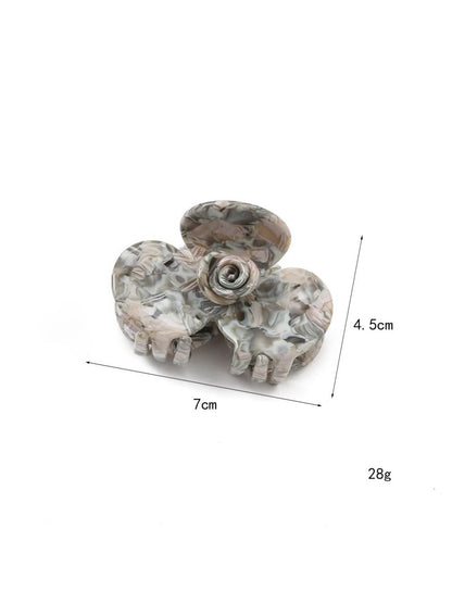 Beau - Elegant Acetate Flower Pattern Hair Clip