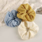 Gifty - Solid Color Polyester Fabric Scrunchie