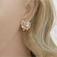 Earedge - Delicate Floral Cluster Earrings For Spring