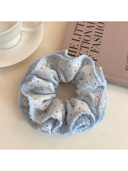 Gifty Sweet Polka Dot Double Scrunchie displayed on a white background