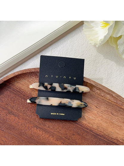 Beau - Beautiful Oval Acetate Hair Clip