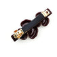 Beau - Glossy Acetate Flower Detail Alloy French Barrette