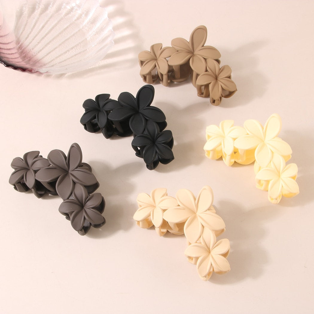Beau - Petal Design Matte Back Hair Styling Claw Clip