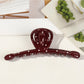 Beau - Stylish Wine Red Hair Claw Clips