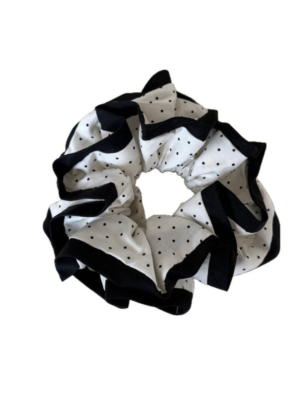 Gifty - Ruched Polka Dot Scrunchie