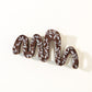 Beau - Wave Geometric Design Hair Claw Clip