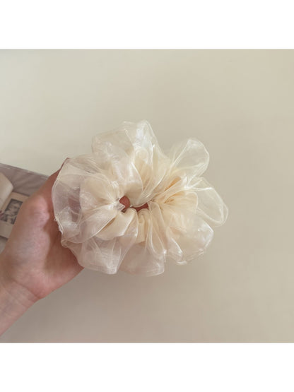 Gifty - Glowing Mesh Satin Scrunchie