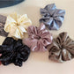 Gifty - Small Floral Satin Scrunchie