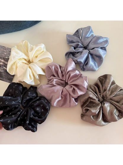 Gifty - Small Floral Satin Scrunchie