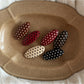 Beau - Oval Polka Dot Acetate Hair Clip