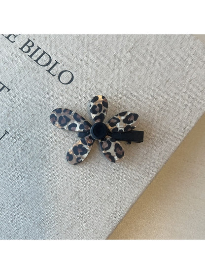Beau - Stylish Leopard Print Hair Clip