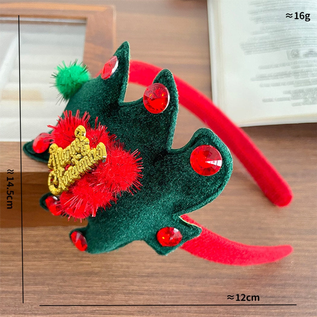 Gifty - Christmas Tree and Antler Holiday Headband