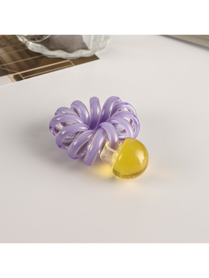Gifty - Vintage Beaded Spiral Hair Tie