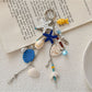 Keypus - Ocean Style Alloy Plastic Pendant Keychain