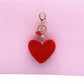 Keypus - Plush Heart Shaped Bag Charm Keychain