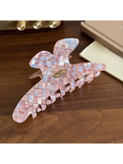 Beau - Iridescent Check Hair Clip