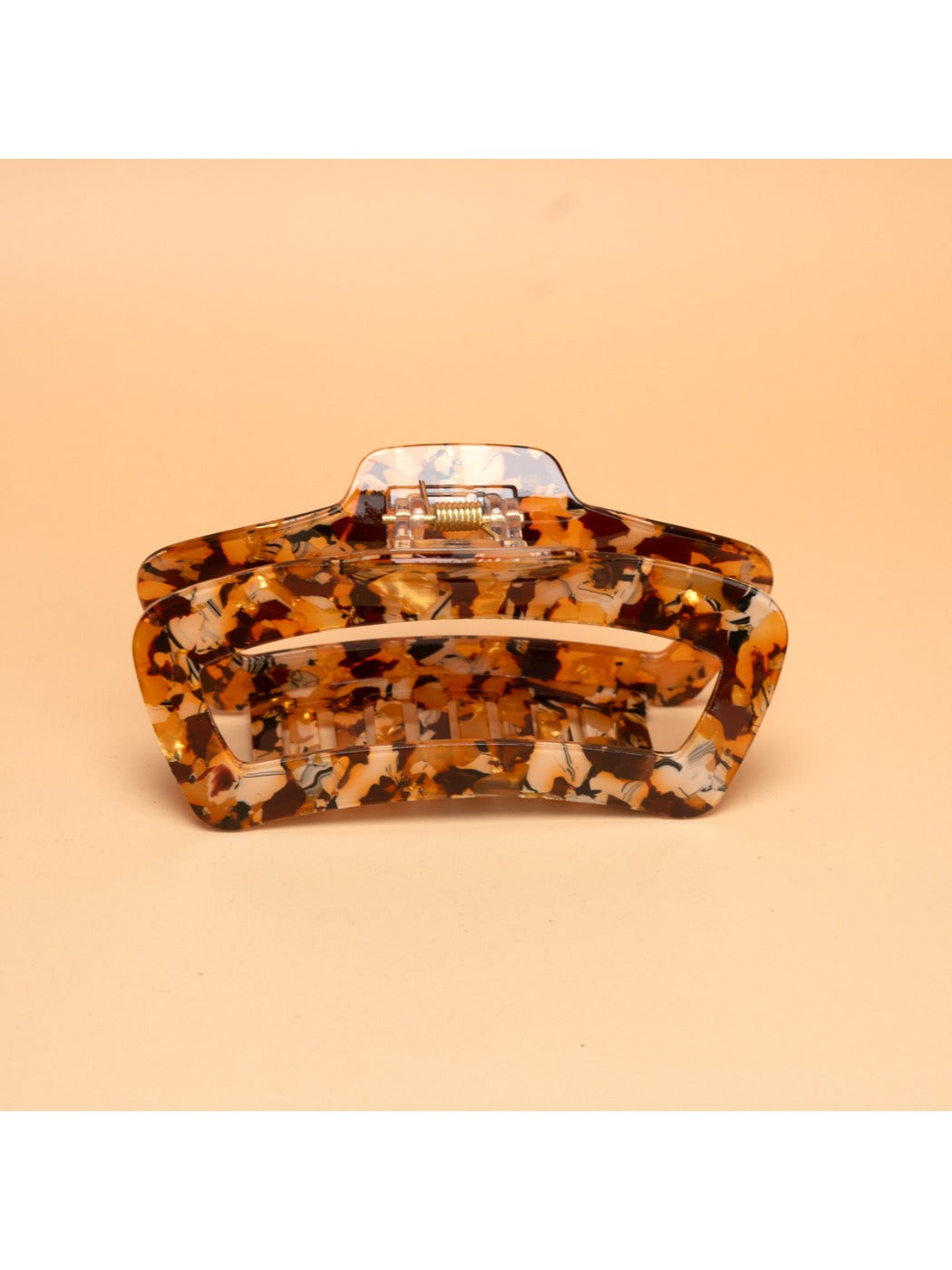 Beau - Leopard Print Pvc Hair Clip