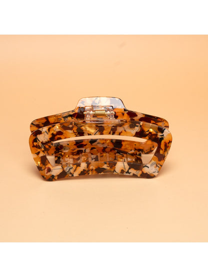 Beau - Leopard Print Pvc Hair Clip