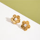 Earedge - Everyday Minimalist Floral Studs