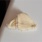 Beau - Sweet Style Triangle Ruffle Edge Claw Clip