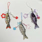Keypus - Plastic Segmented Fish Bag Charm Keychain