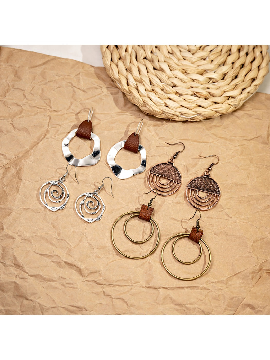 Earedge - Bohemian Geometric Cutout Earrings