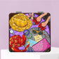 Mirroray - Holiday Theme Cartoon Print Makeup Mirror