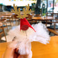 Beau - Christmas Deer Antler Glitter Bow Hair Clip