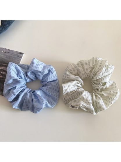 Gifty - Minimalist Striped Spiral-Shaped Hair Tie