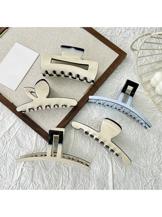 Beau - Minimalist X Shaped Hair Claw Clip