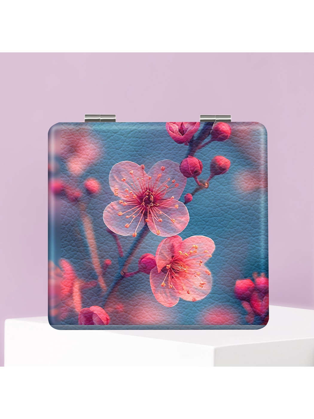 Mirroray - Portable Floral Pattern Folding Mirror
