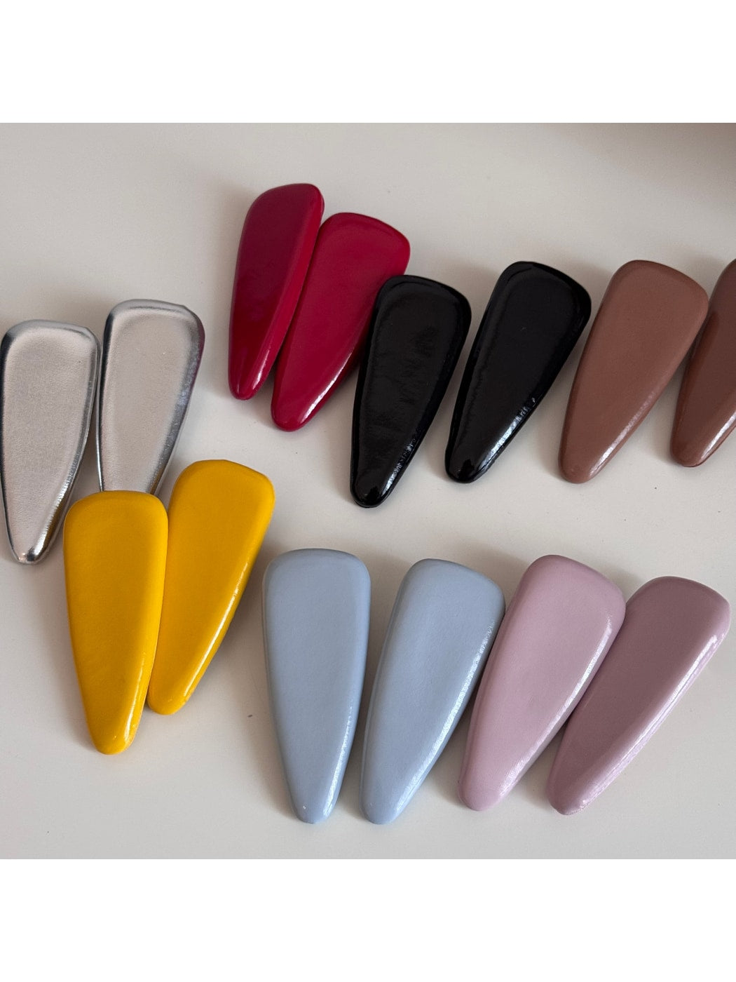 Beau - Glossy Irregular Triangle Side Hair Clip