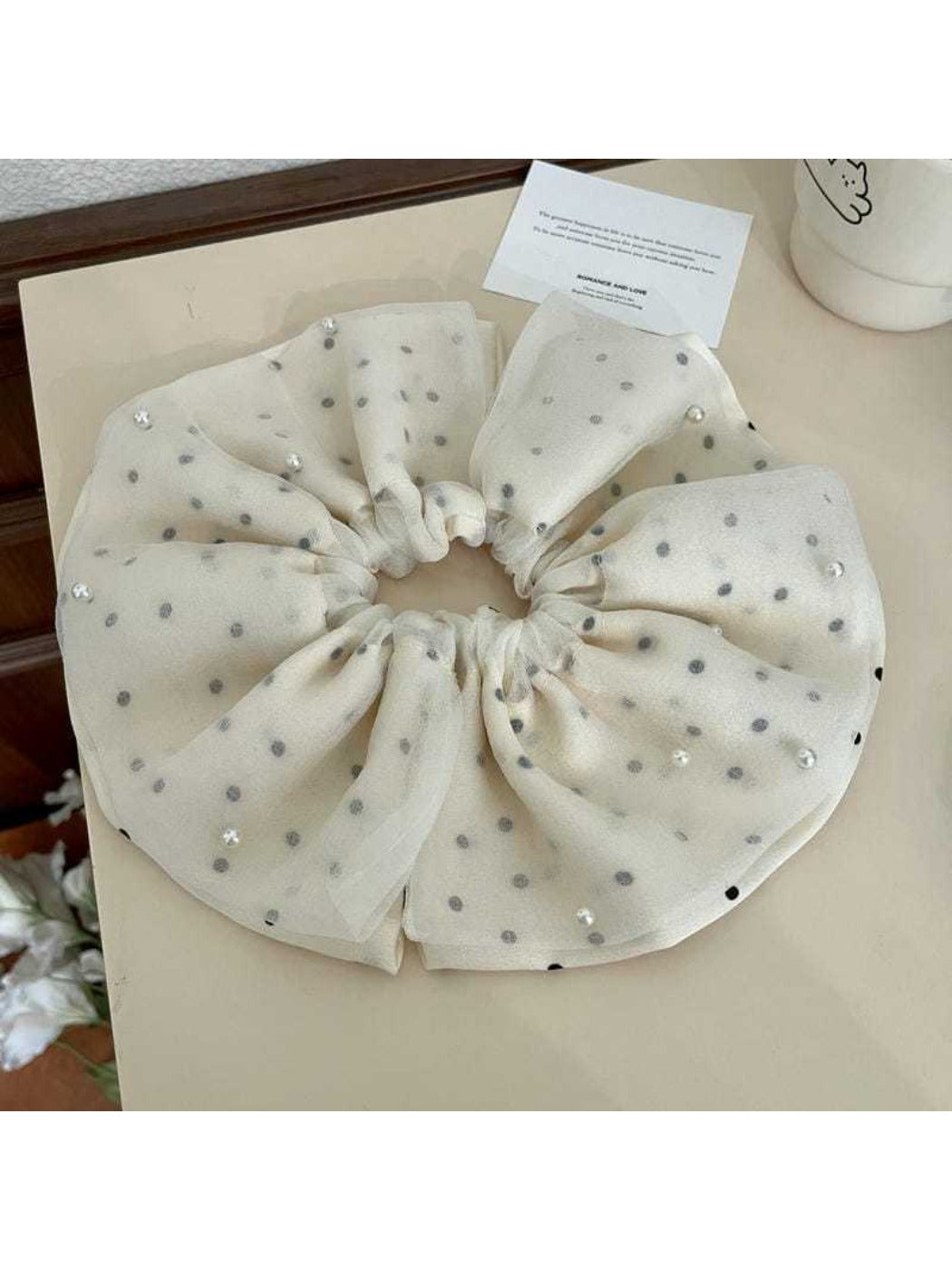 Gifty - Double Layer Mesh Hair Tie French Elegant