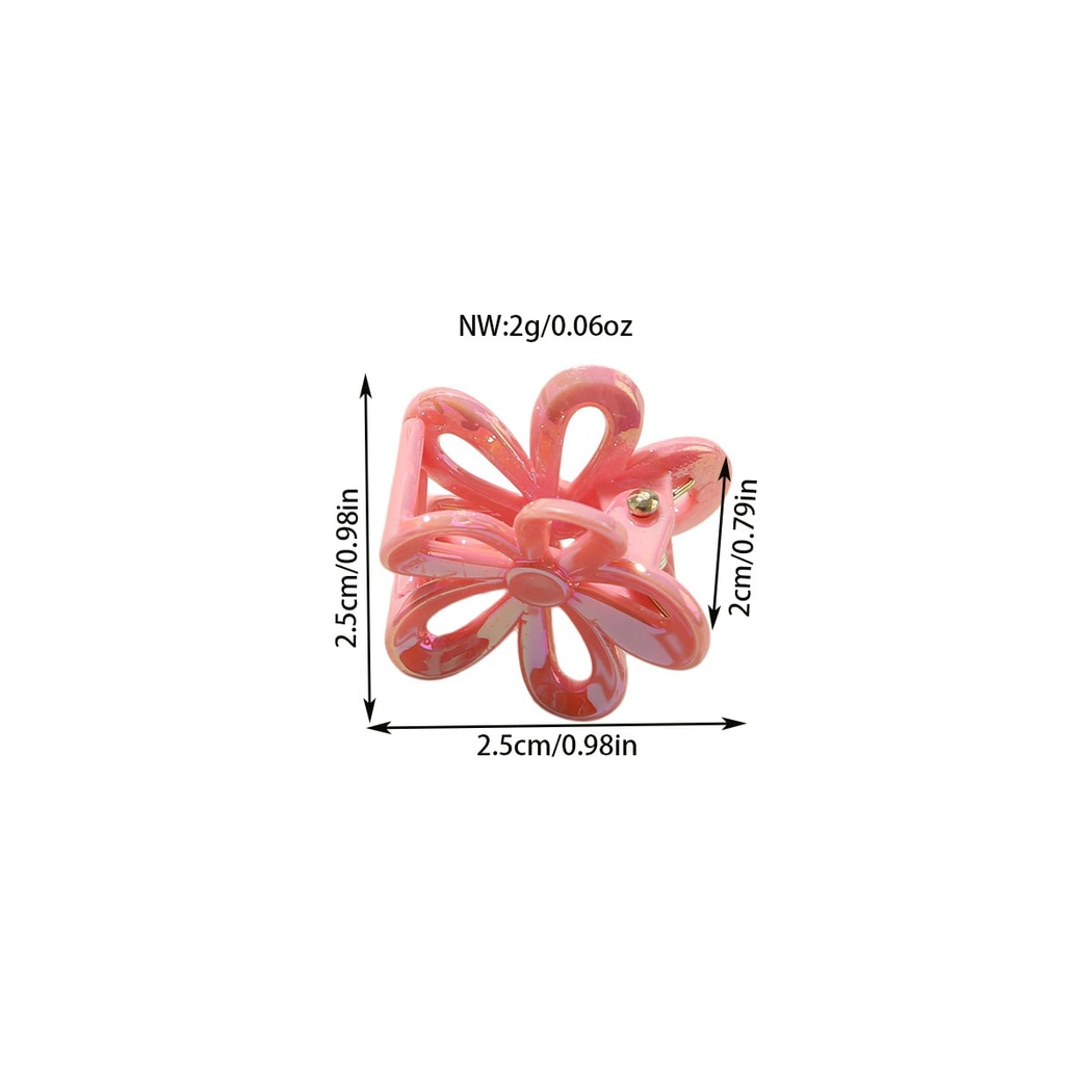 Beau - Glossy Floral PS Hair Accessory Claw Clip