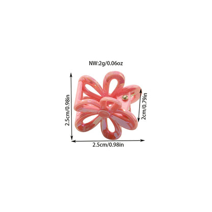 Beau - Glossy Floral PS Hair Accessory Claw Clip
