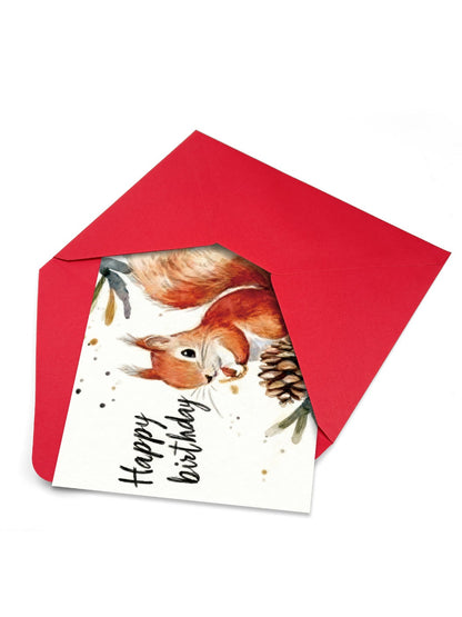 Carduria - Ink Style Animal Birthday Card