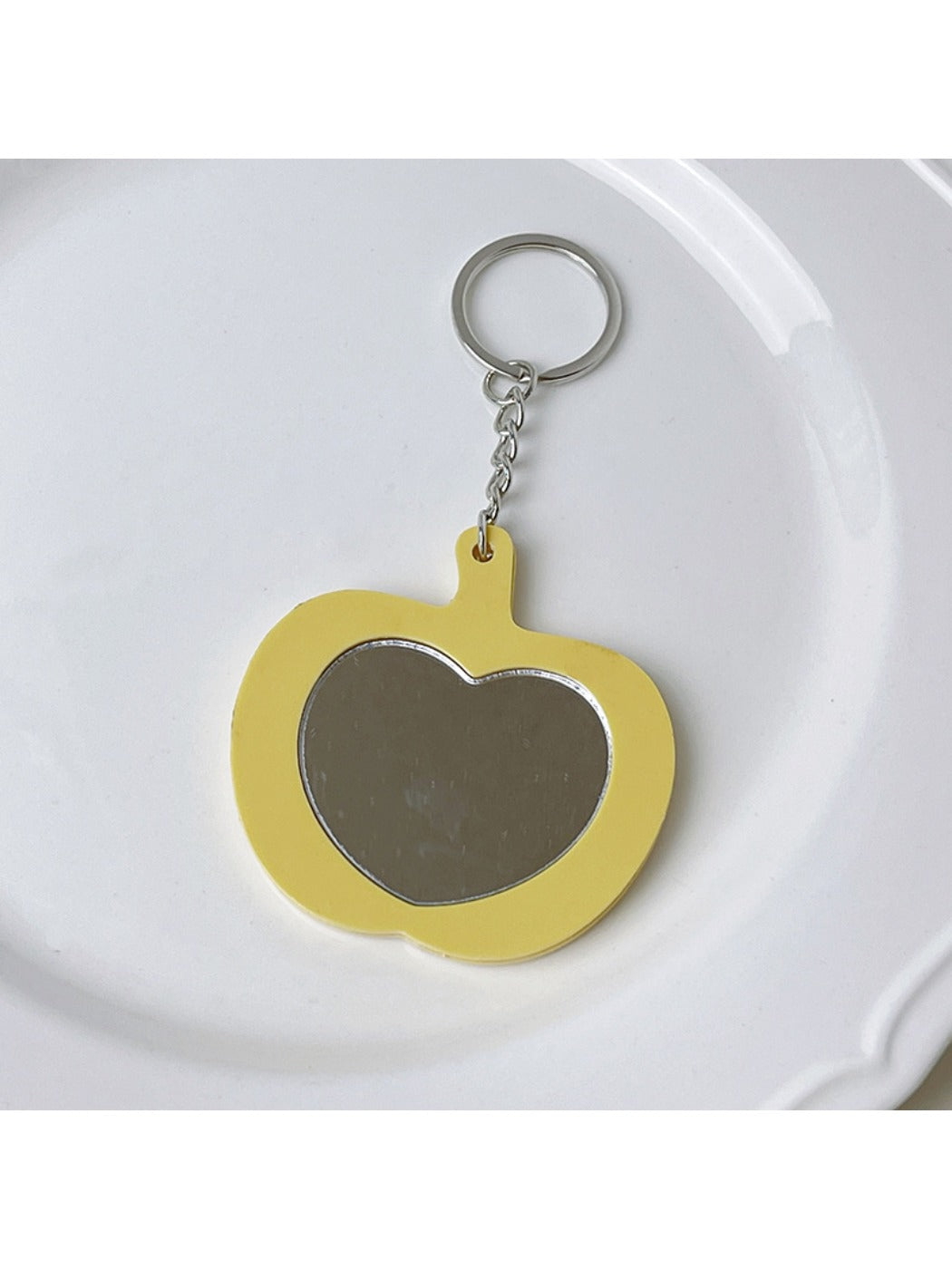 Keypus - Apple Shaped Mirror Keychain