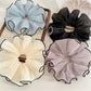 Gifty - Pleated Ruffle Edge Chiffon Scrunchie