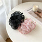Beau - Floral Organza Bow Detail Fabric Claw Clip