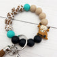 Keypus - Cartoon Animal Tassel Silicone Keychain