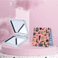 Mirroray - Cosmetics Theme Cartoon Print Compact Mirror