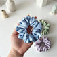 Gifty - Solid Color Polyester Satin Look Scrunchie